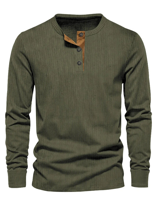 Jonas | Klassisches Langarmshirt für Herren mit Streifen