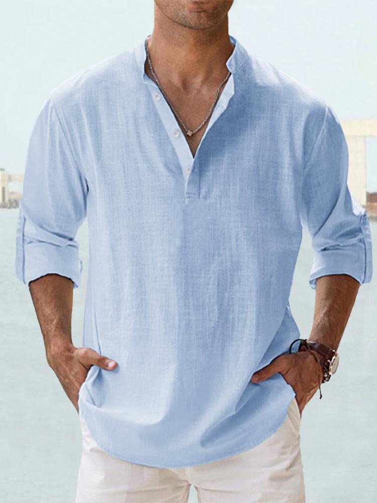 Tobias | Herren Leinenhemd modern zeitlos elegant