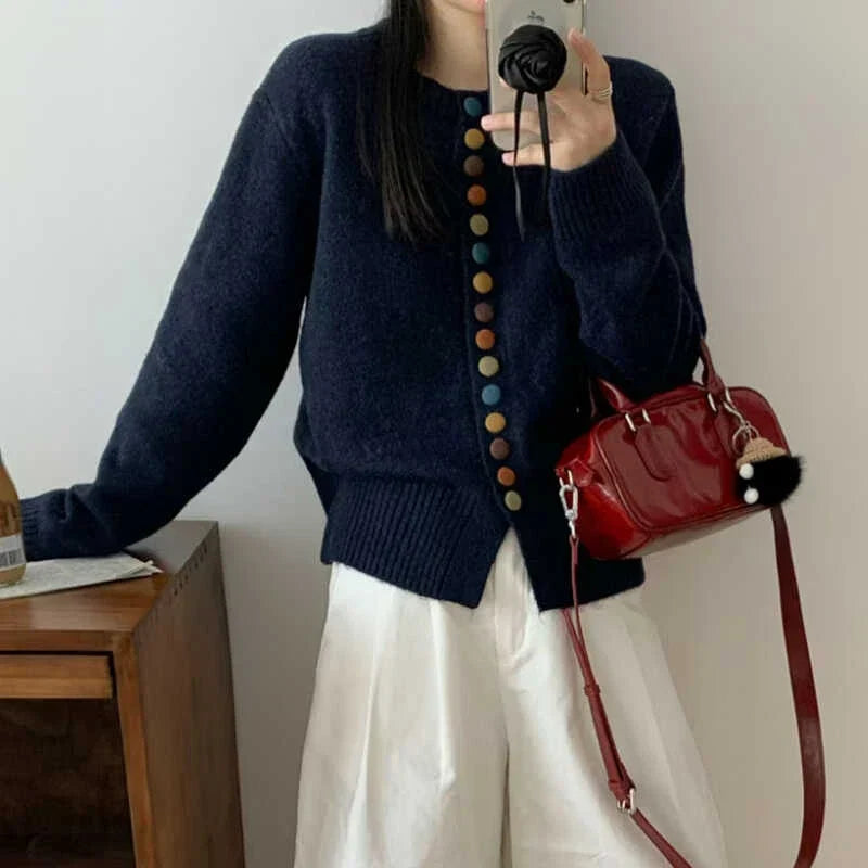 Jana | Feiner Strickcardigan mit schlichten Akzenten