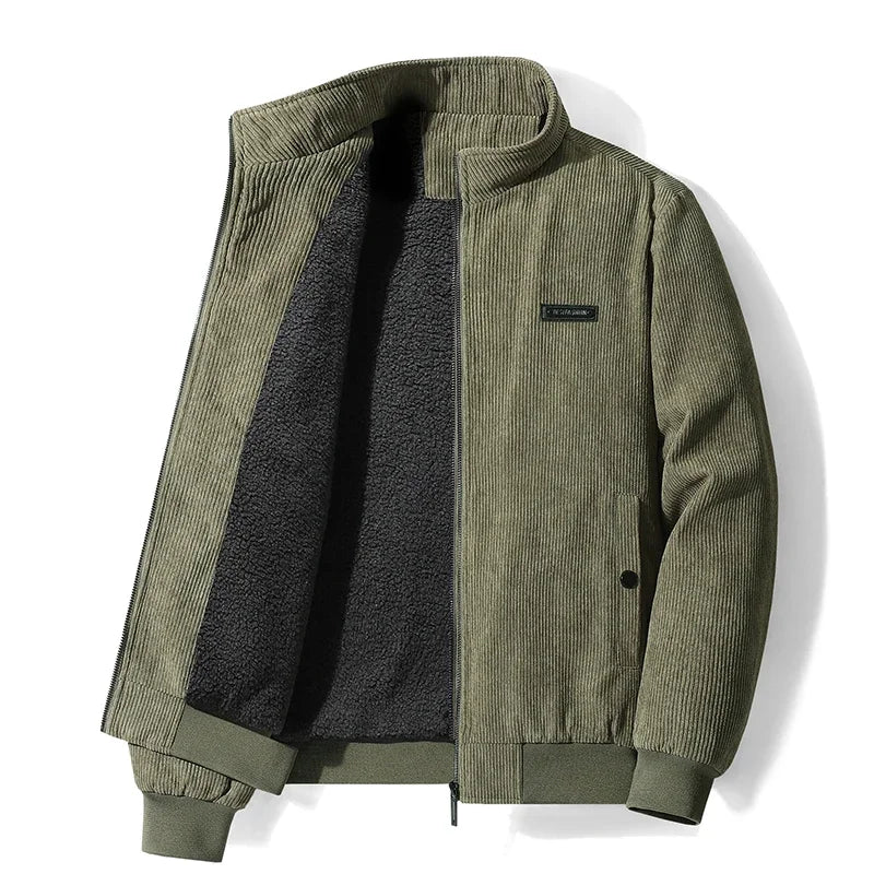 Leon | Herren Cordjacke mit warmem Fleecefutter