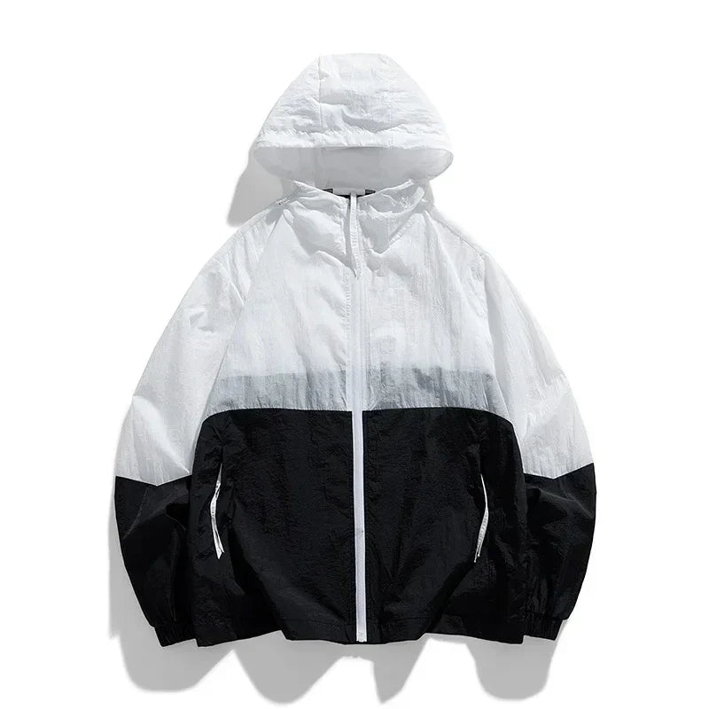 Juna | Moderne Damenjacke Windbreaker mit Hoodie