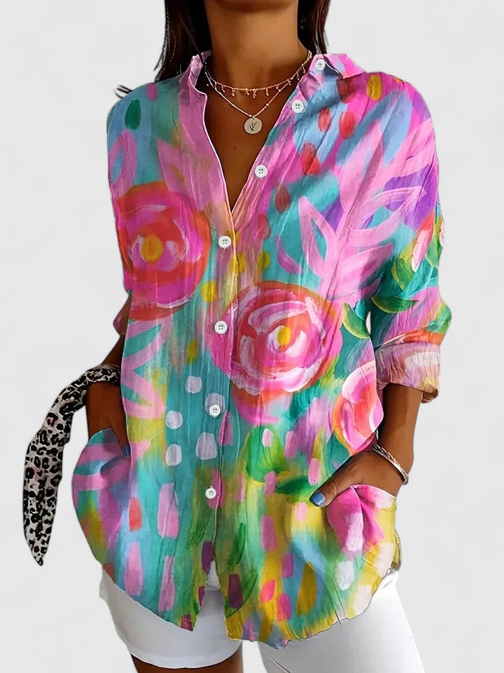 Lea | Elegante Bluse Edler Stil Zeitlos Chic