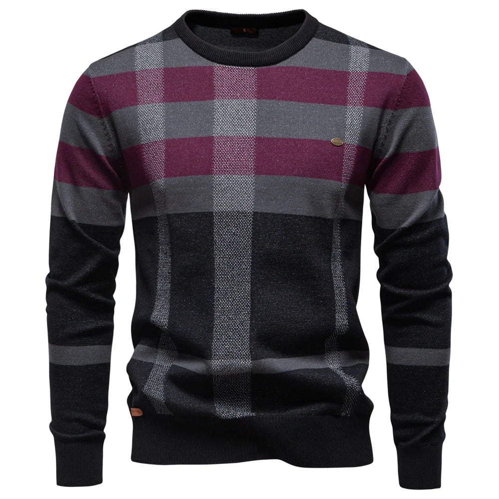 Lukas | Modischer Herrenpullover mit Rautendesign