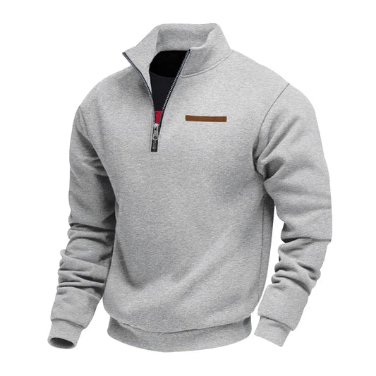 Leon | Moderner Half-Zip Pullover aus weichem Fleece