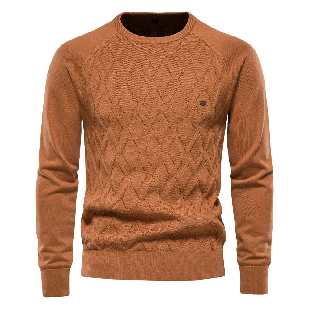 David | Modischer Pullover Herren mit Rautenmuster