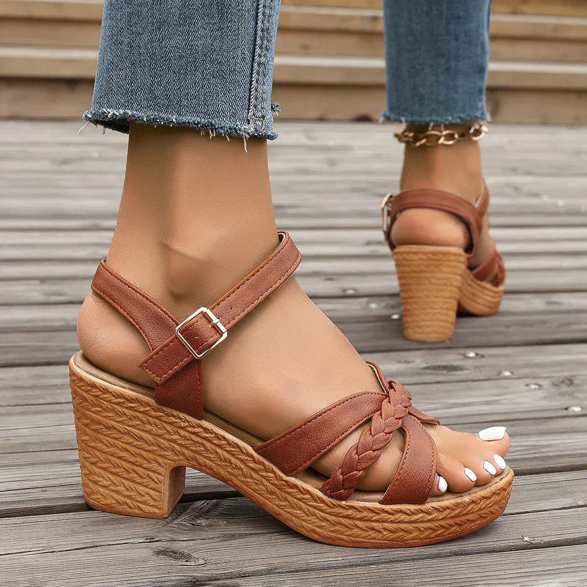 Mia | Modische Sandalen Damen Komfort