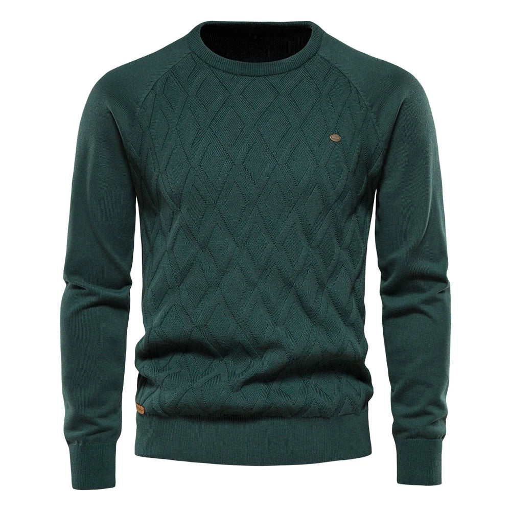 David | Modischer Pullover Herren mit Rautenmuster