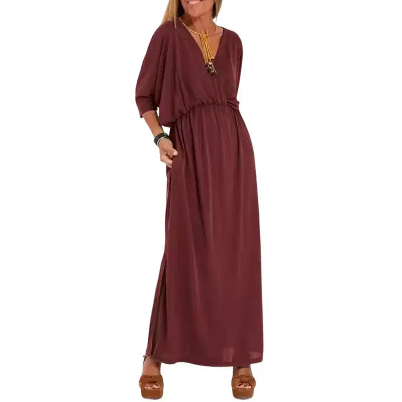 Nora | Stilvolles Langes Kleid Elegant Chic