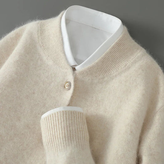 Dominik | Weicher Cashmere-Cardigan im edlen Design