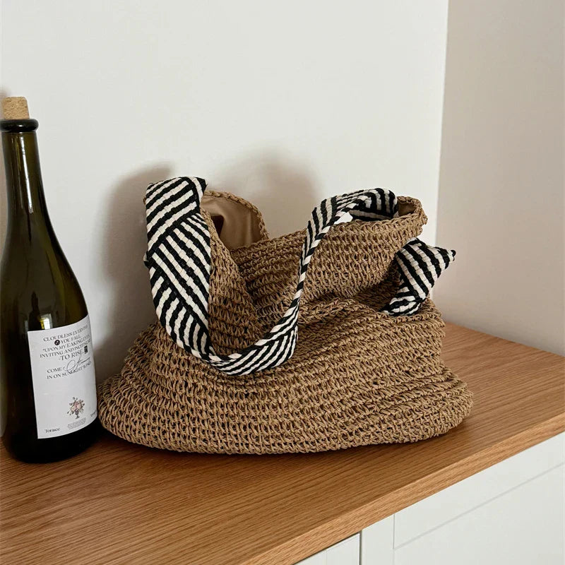 Tessa | Boho Geflochtene Tote Bag Alltagstauglich