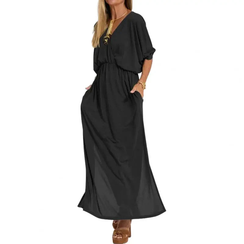 Nora | Stilvolles Langes Kleid Elegant Chic