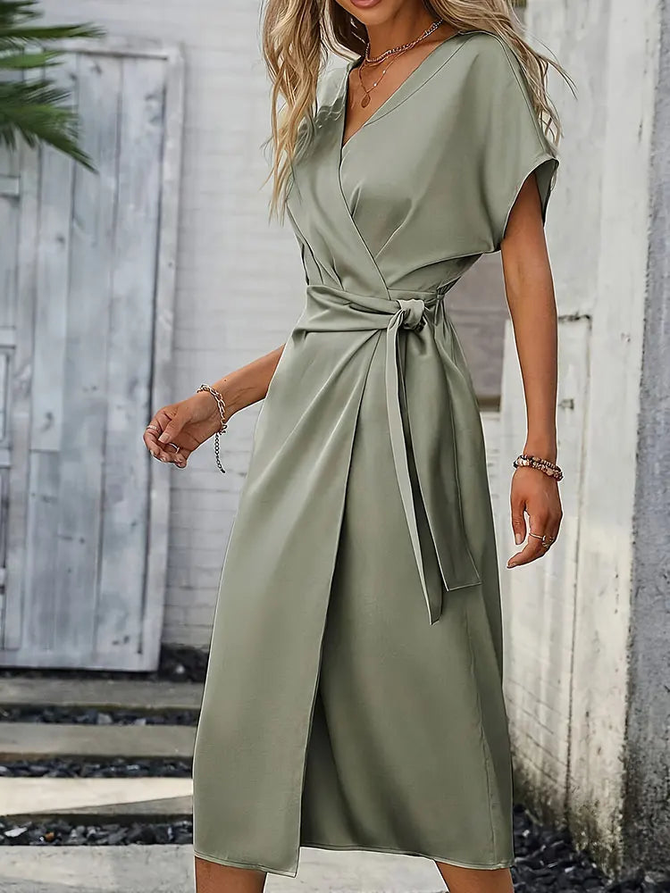Anna | Maxikleid Damen lang geschnitten mit femininer Note