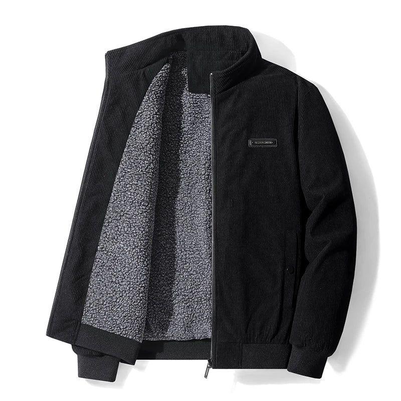 Leon | Herren Cordjacke mit warmem Fleecefutter