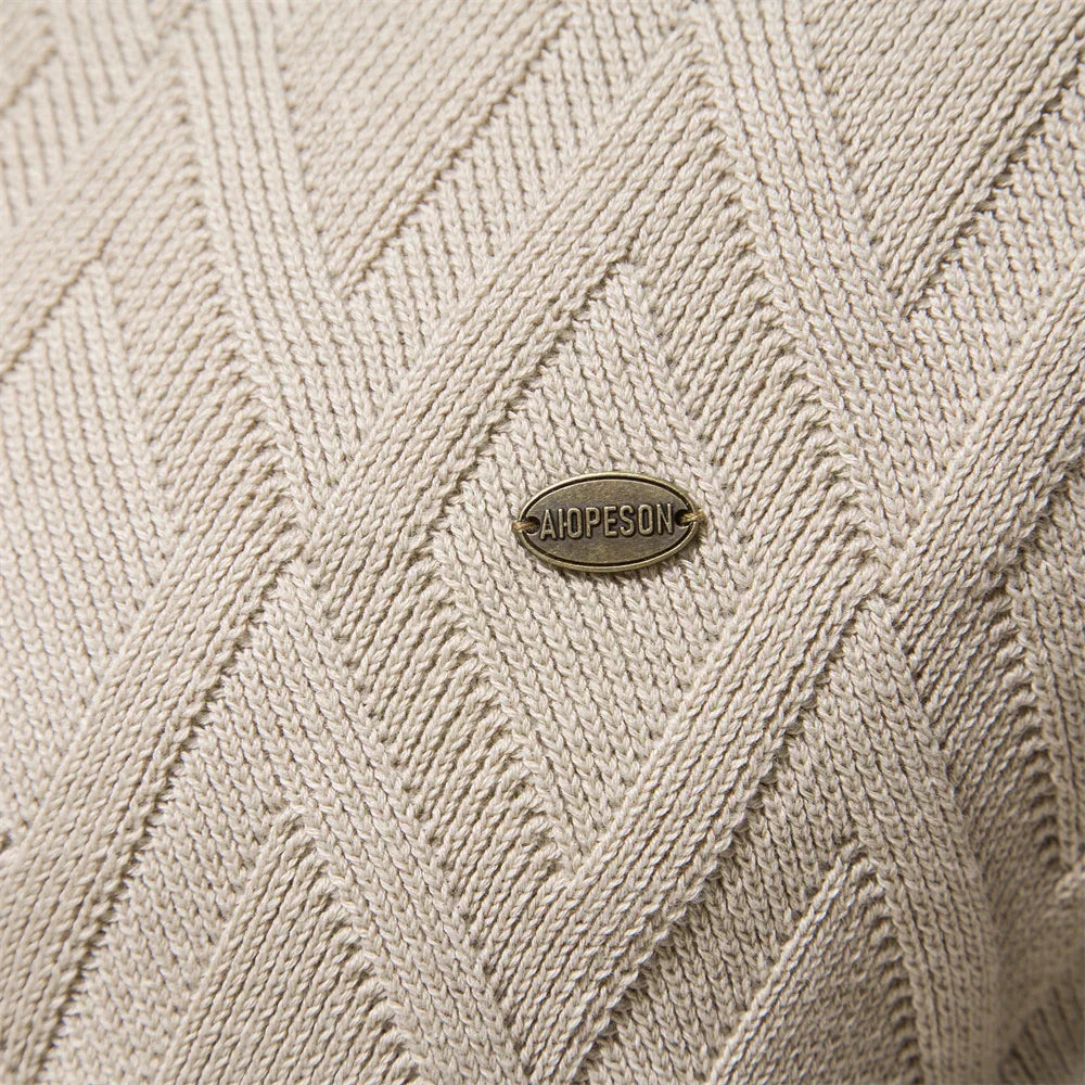 David | Modischer Pullover Herren mit Rautenmuster