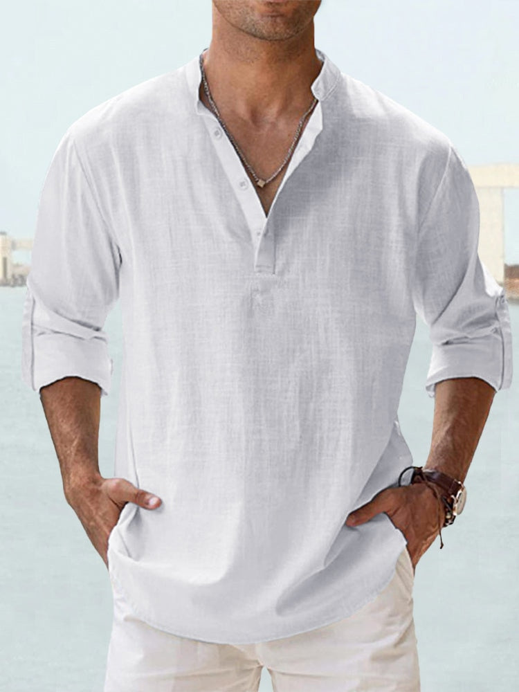 Tobias | Herren Leinenhemd modern zeitlos elegant