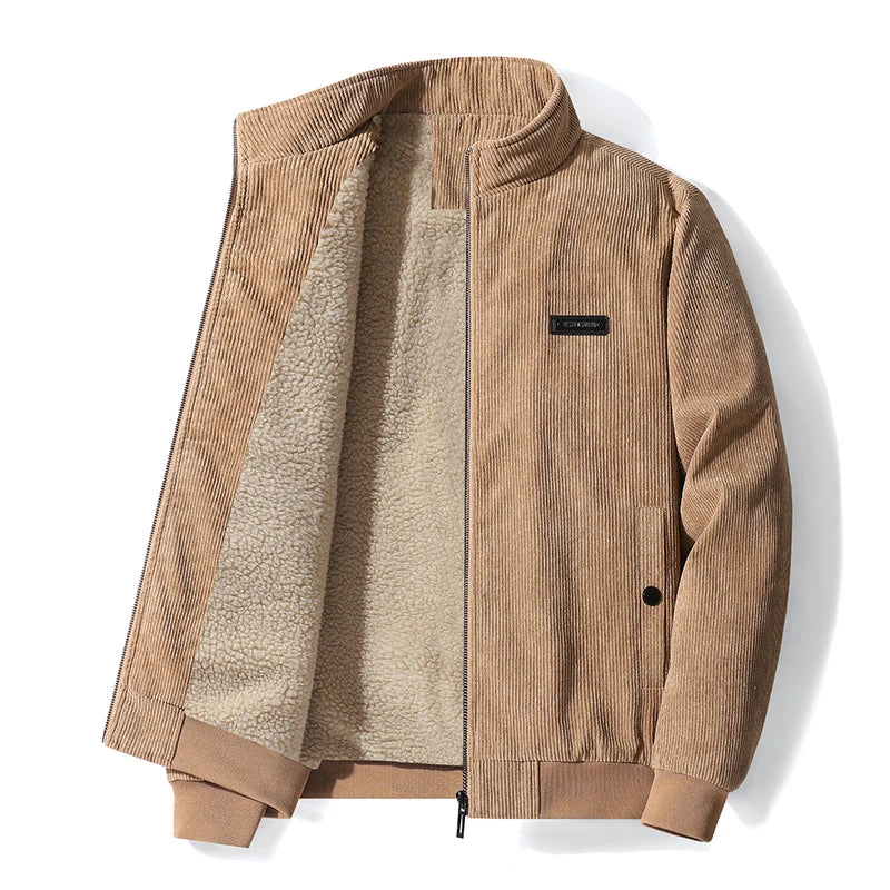Leon | Herren Cordjacke mit warmem Fleecefutter