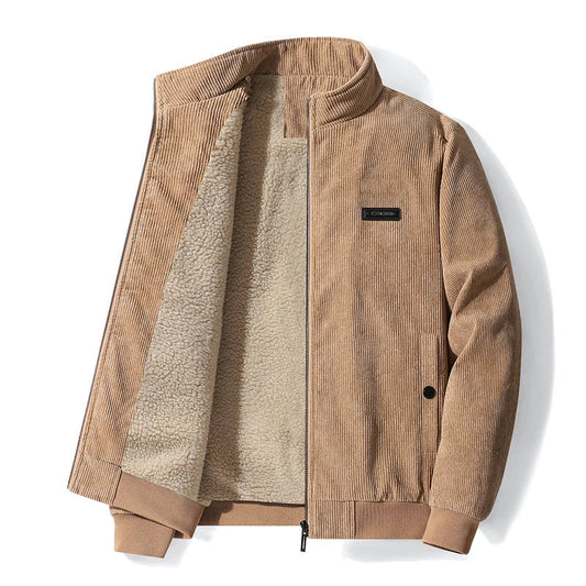 Leon | Herren Cordjacke mit warmem Fleecefutter