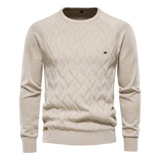 David | Modischer Pullover Herren mit Rautenmuster