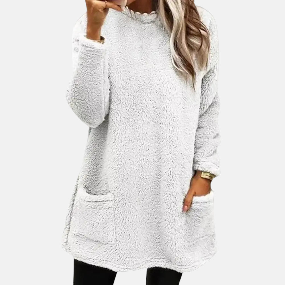 Anna | Damenpullover in eleganter Midilänge für Alltag