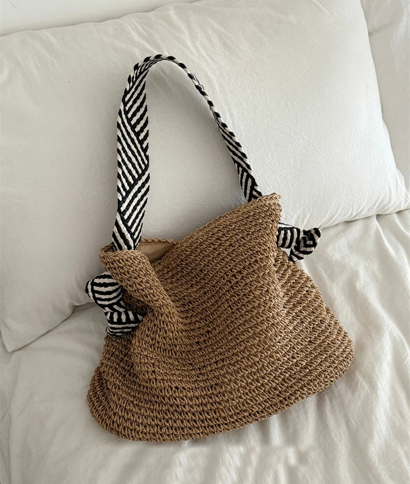 Tessa | Boho Geflochtene Tote Bag Alltagstauglich