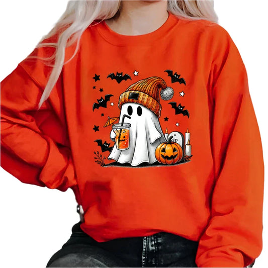 Lea | Bequemes Sweatshirt mit Halloween-Geist-Design