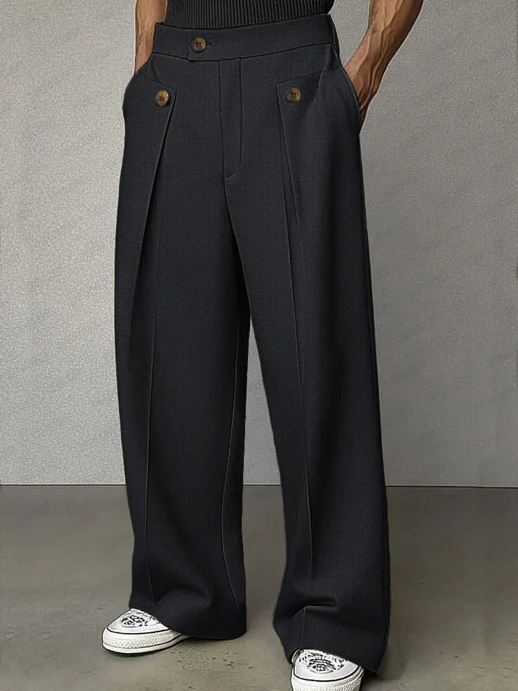 Leon | Herrenhose klassisch geschnitten mit Bundfalten