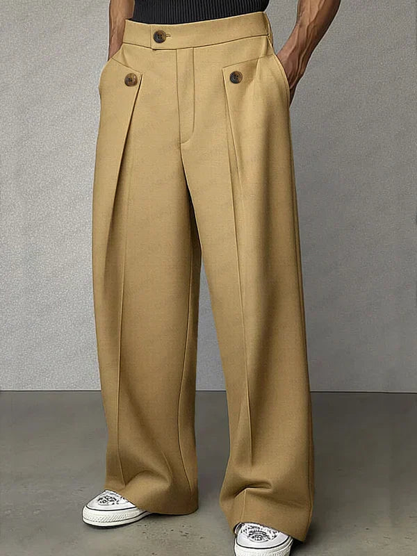 Leon | Herrenhose klassisch geschnitten mit Bundfalten
