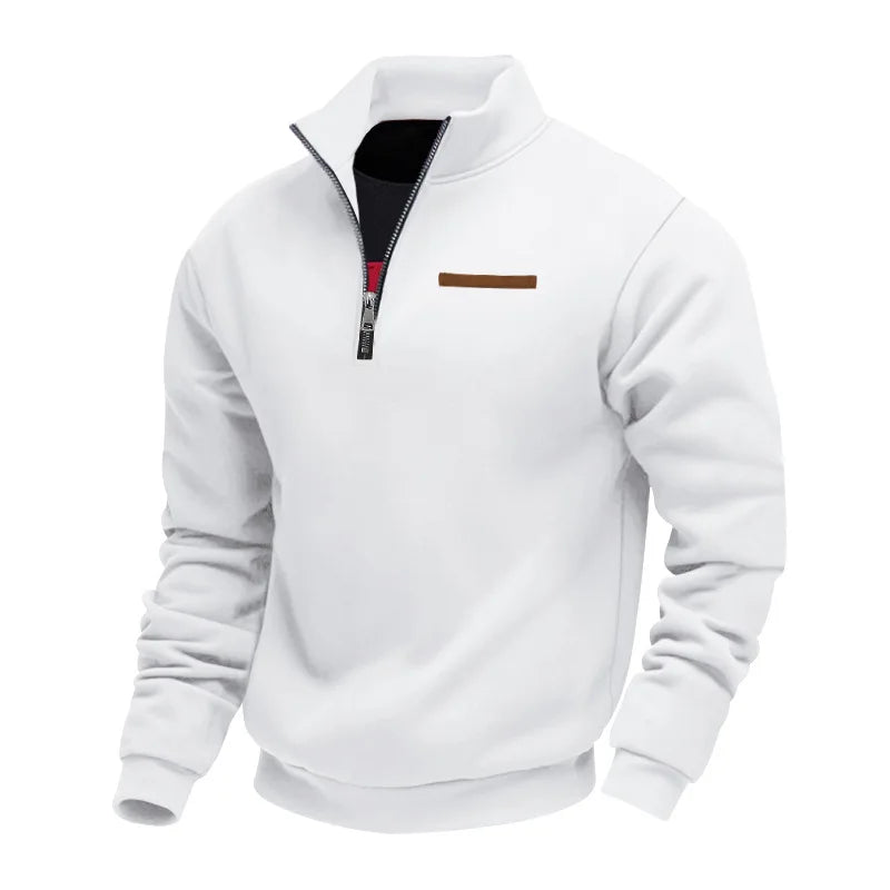 Leon | Moderner Half-Zip Pullover aus weichem Fleece