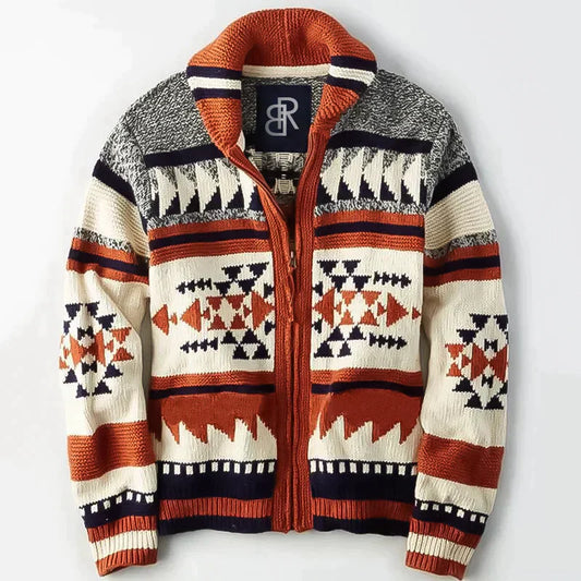 Lukas | Elegante Strickjacke für Herren im Vintage-Stil