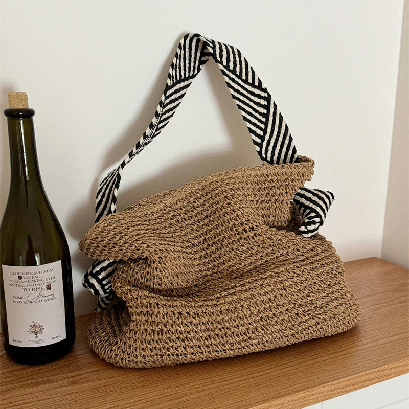 Tessa | Boho Geflochtene Tote Bag Alltagstauglich