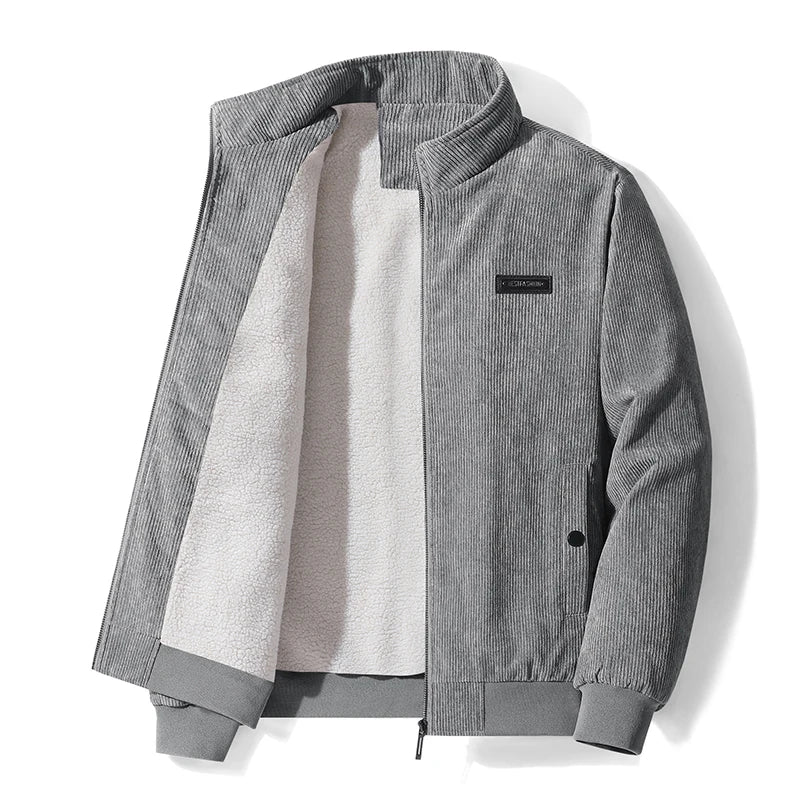 Leon | Herren Cordjacke mit warmem Fleecefutter