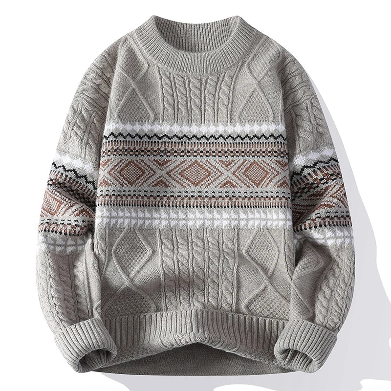 Elena | Stylischer Herren-Strickpullover nordisch & warm