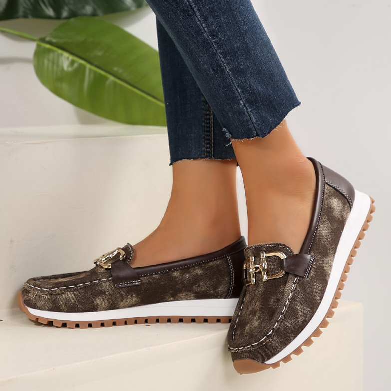 Hannah | Elegante Loafer Mit Glanzdetail Look