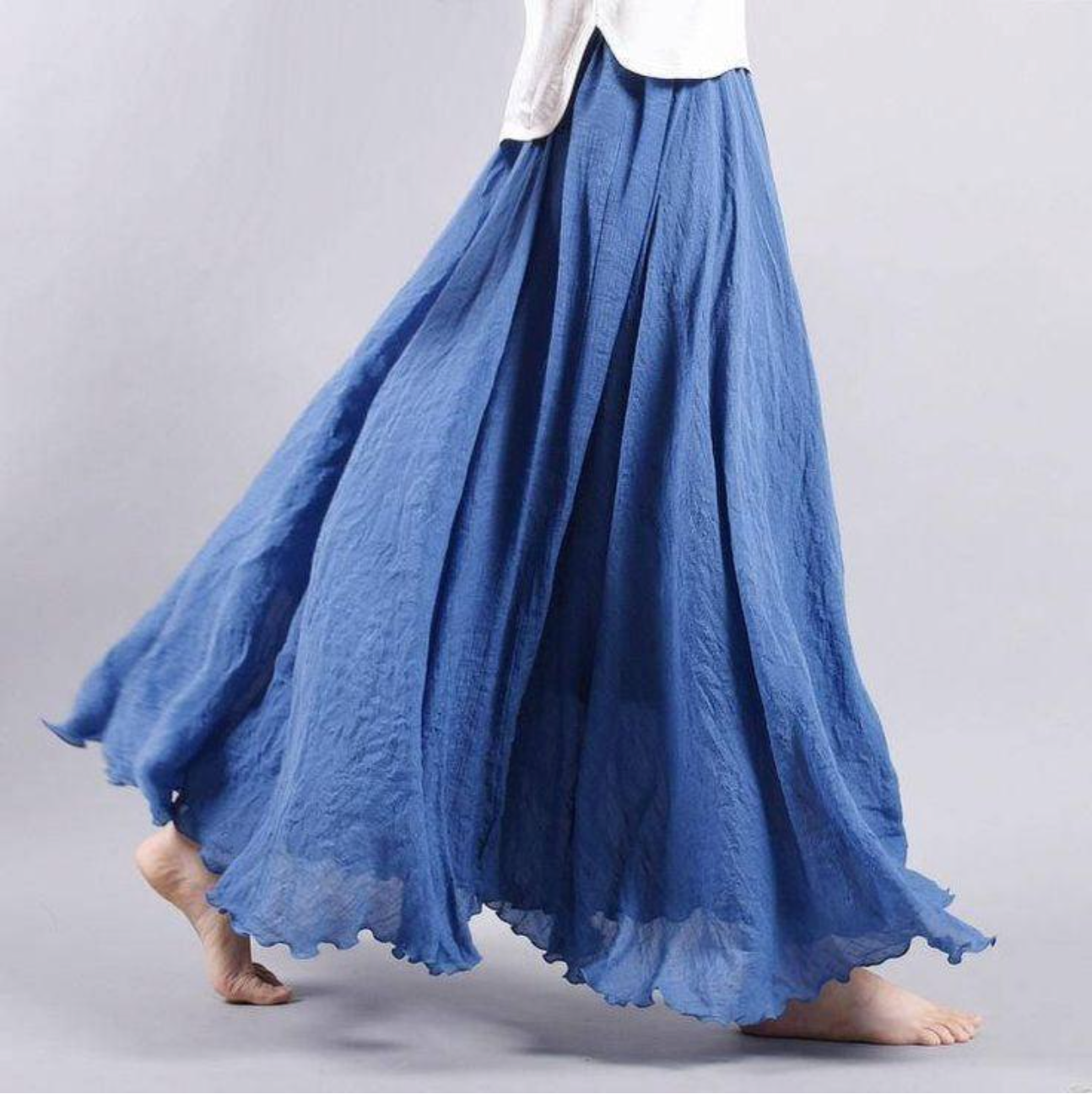 Lena | Luftiger Leinenrock Damen für sommerliche Outfits