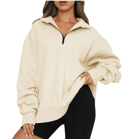 Lea | Damen Sweatshirt gemütlich für Freizeit & Büro