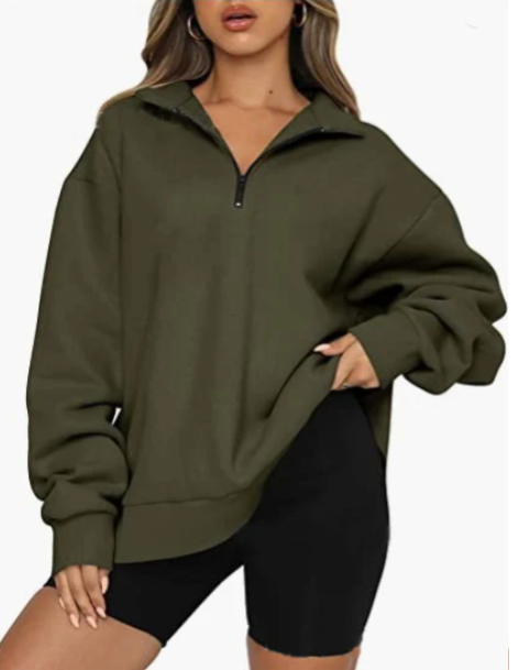 Lea | Damen Sweatshirt gemütlich für Freizeit & Büro