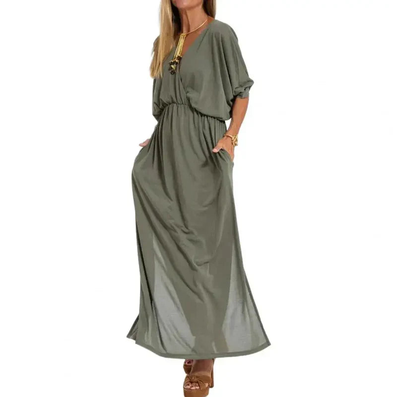 Nora | Stilvolles Langes Kleid Elegant Chic
