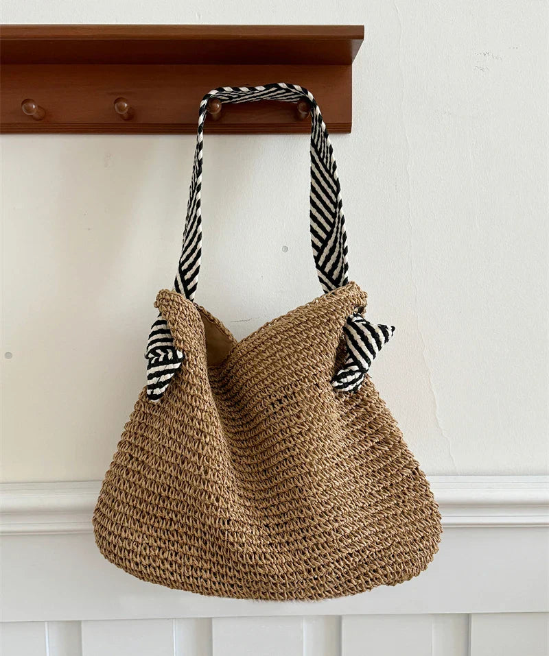 Tessa | Boho Geflochtene Tote Bag Alltagstauglich