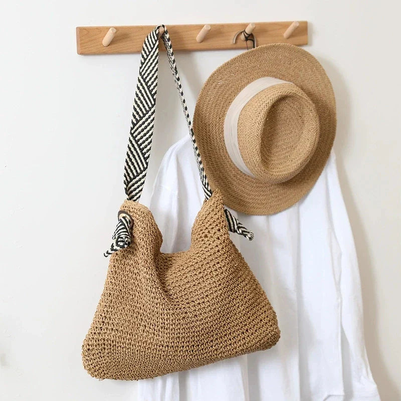 Tessa | Boho Geflochtene Tote Bag Alltagstauglich