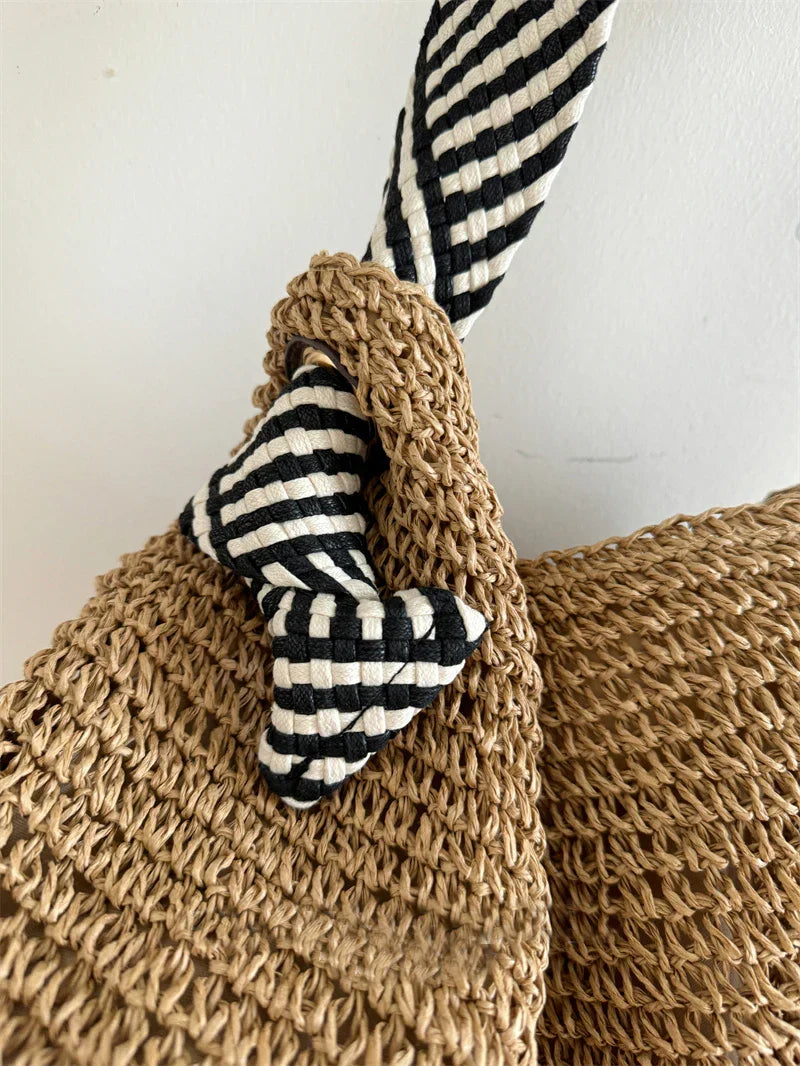 Tessa | Boho Geflochtene Tote Bag Alltagstauglich