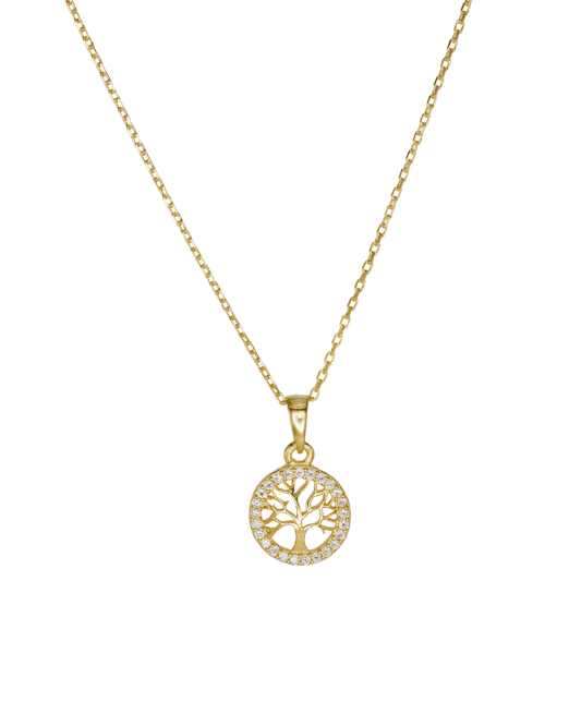 Leonie | Elegante Shiny Lifetree Halskette für Damen