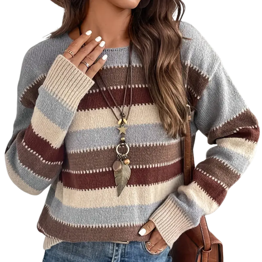 Elisa | Pullover im gestreiften Design für kühle Tage