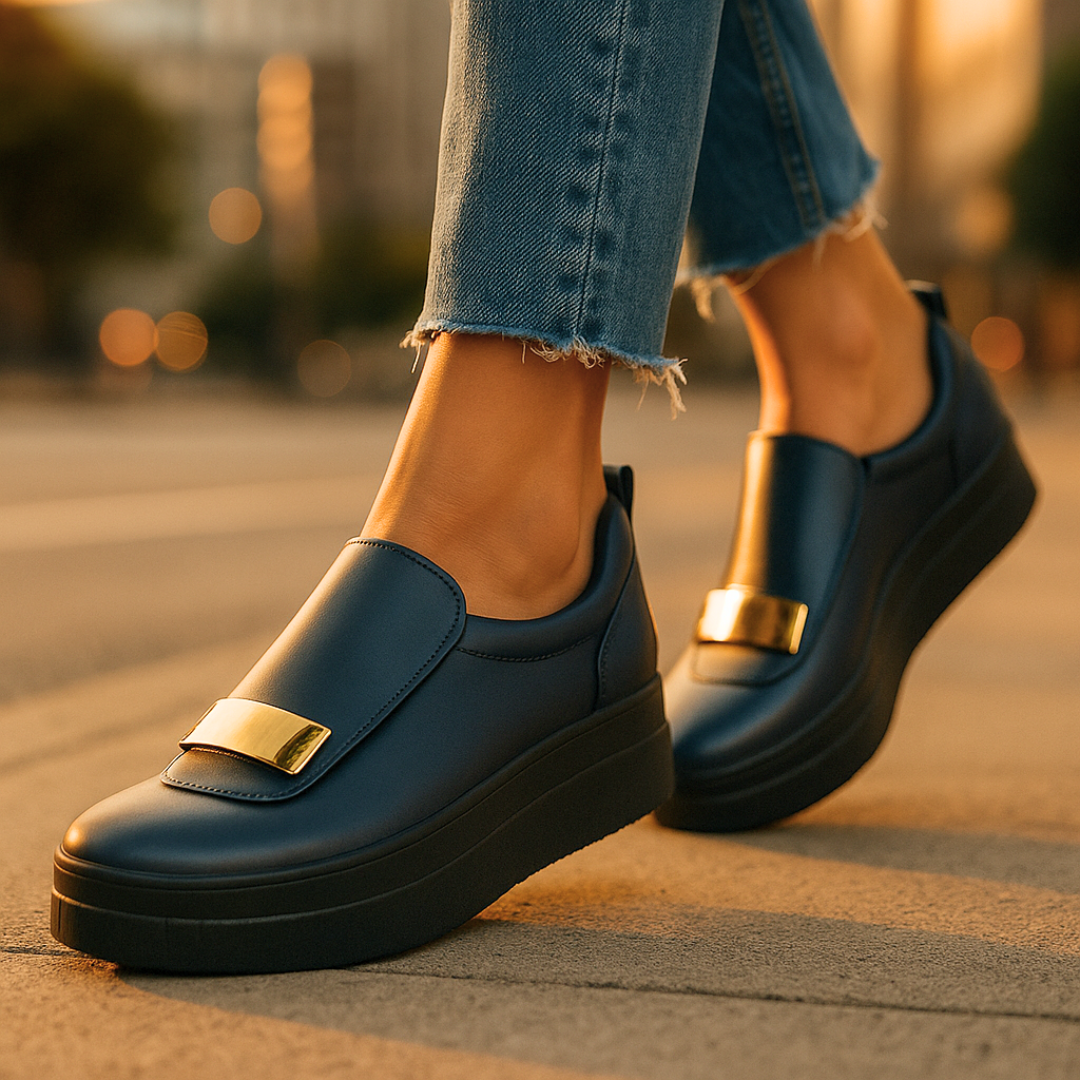 Sofia | Stilvolle Plateau-Loafer modern