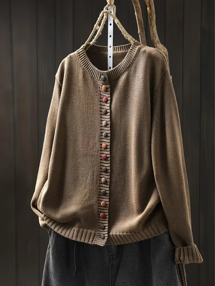 Julia | Zeitloser Strickcardigan für Damenmode