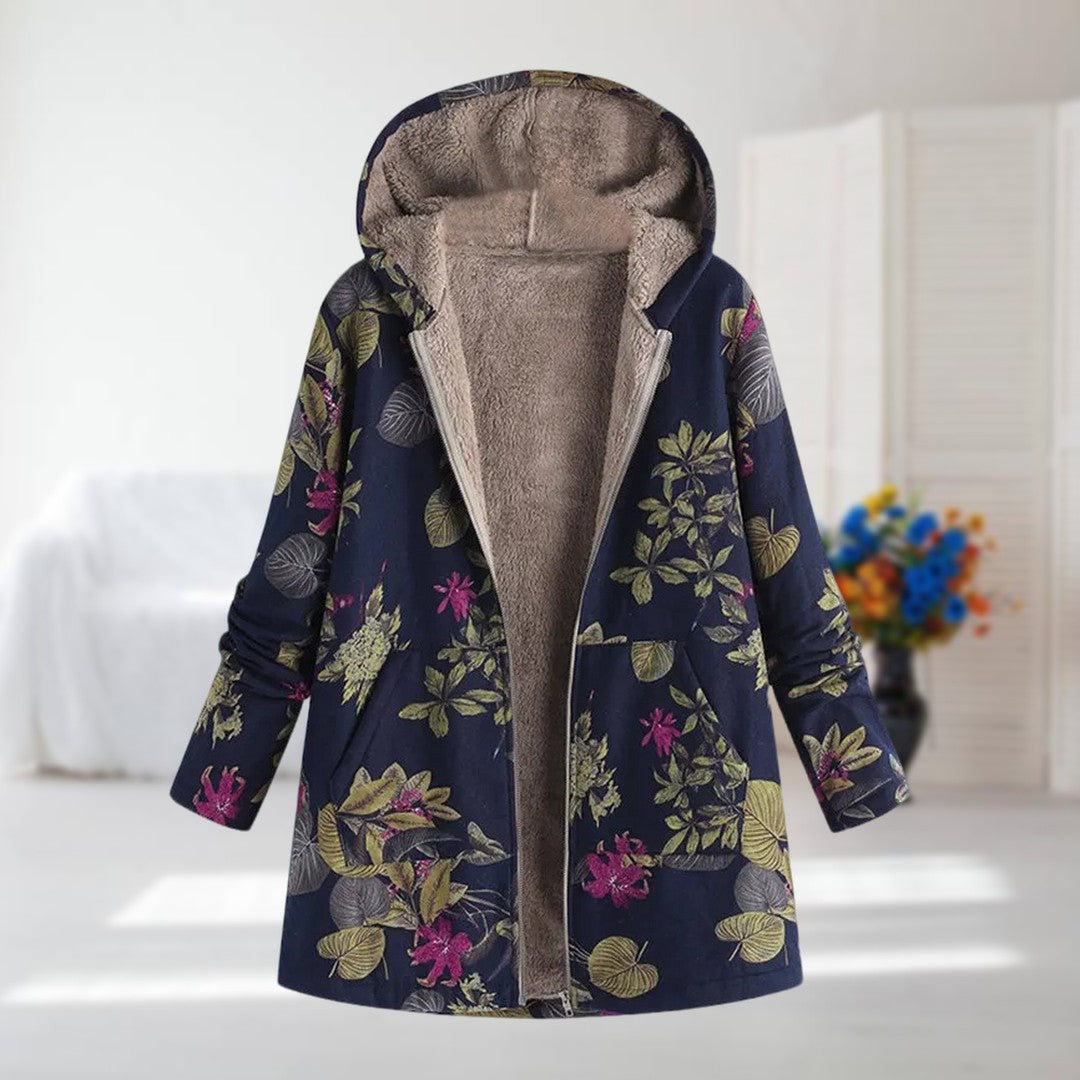 Isabelle | Warme Parka-Strickjacke mit weichem Innenfutter