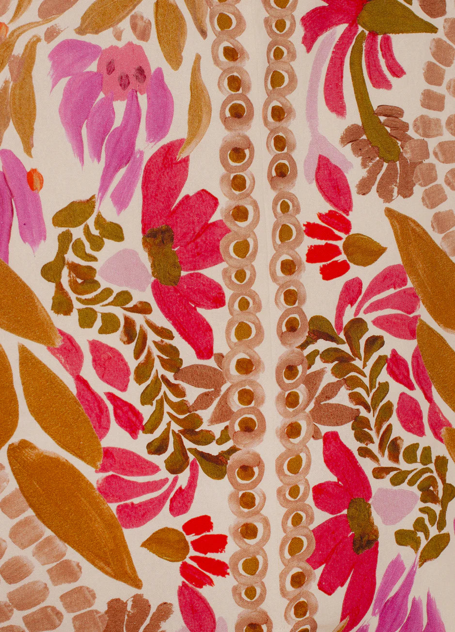 Nina | Lockeres Damen Kleid Sommer mediterran geschnitten