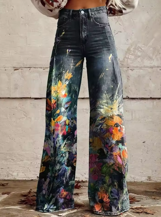 Frida | Damenhose im modernen Boho-Vintage Stil