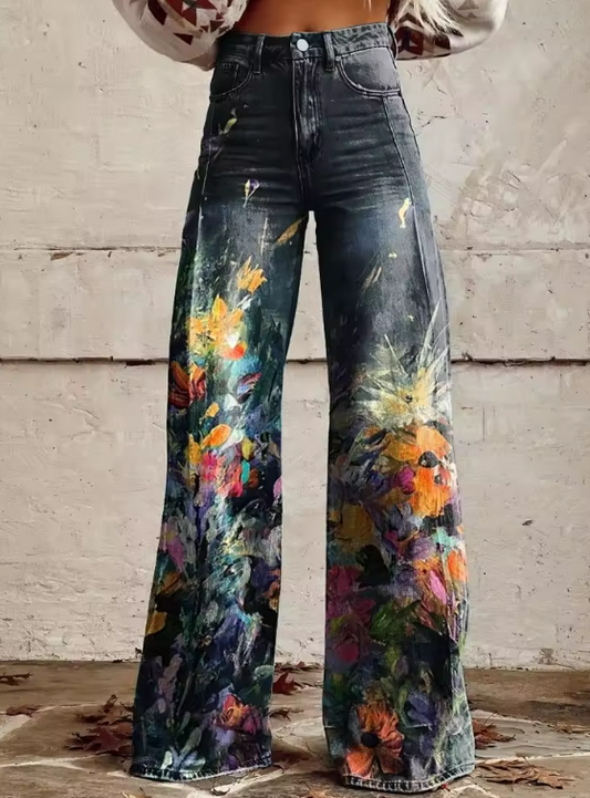 Frida | Damenhose im modernen Boho-Vintage Stil