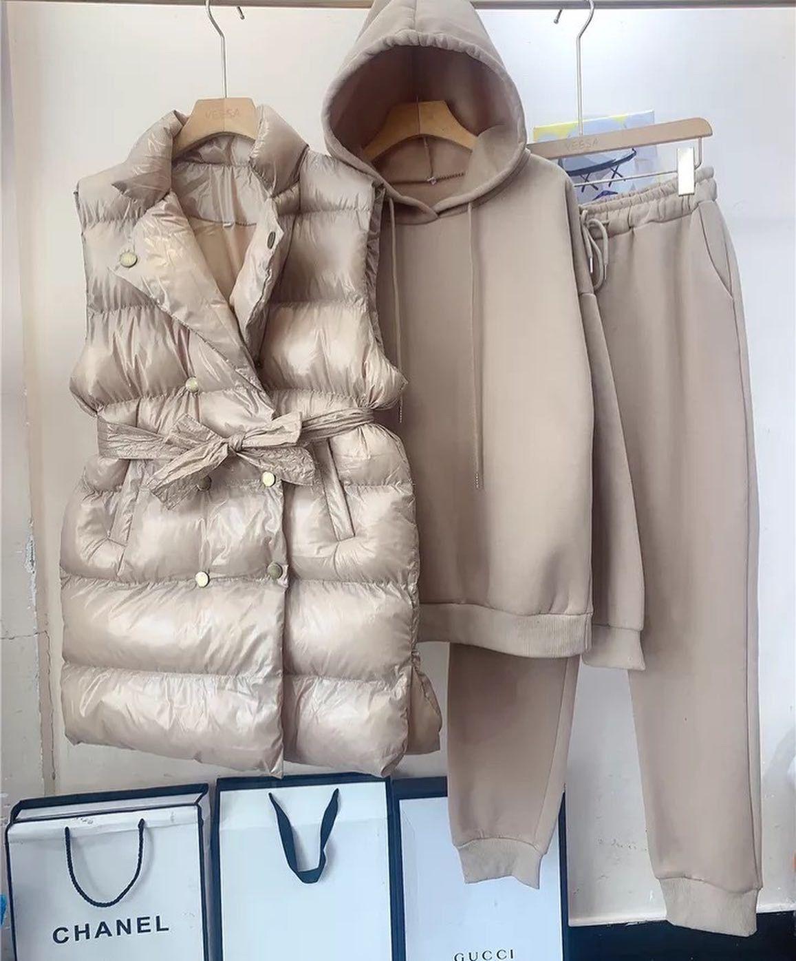 Mia | Trainingspaket Damen Bodywarmer & Jogginganzug modern