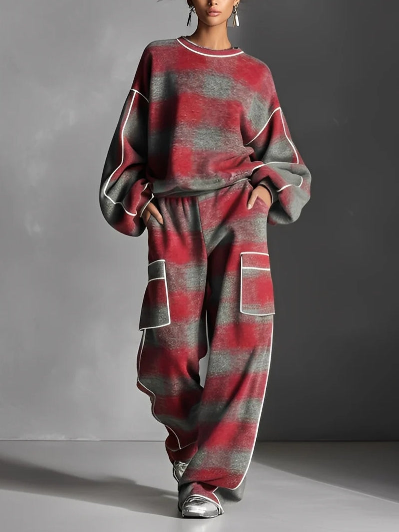 Elena | Stylisches Pullover & Hosen Set Damen chic